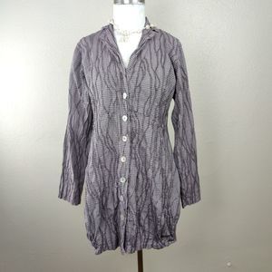 Cut Loose Loose Fit Tunic Dress Grey